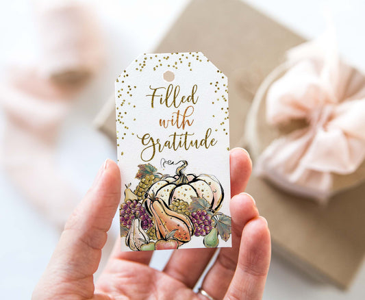 Thankful Tags | Thanksgiving Favor Tags - 118