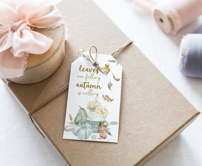 Autumn Tags | Fall Favor Tags - 30