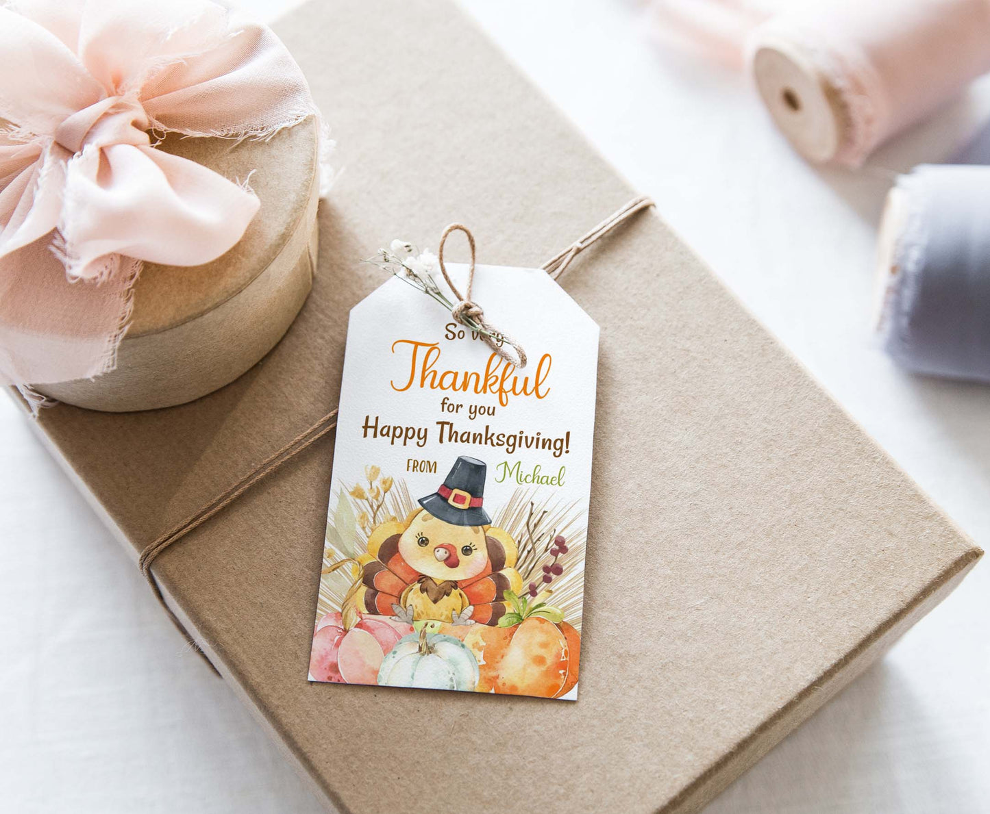 So very Thankful for you Tags | Happy Thanksgiving Tags- 118