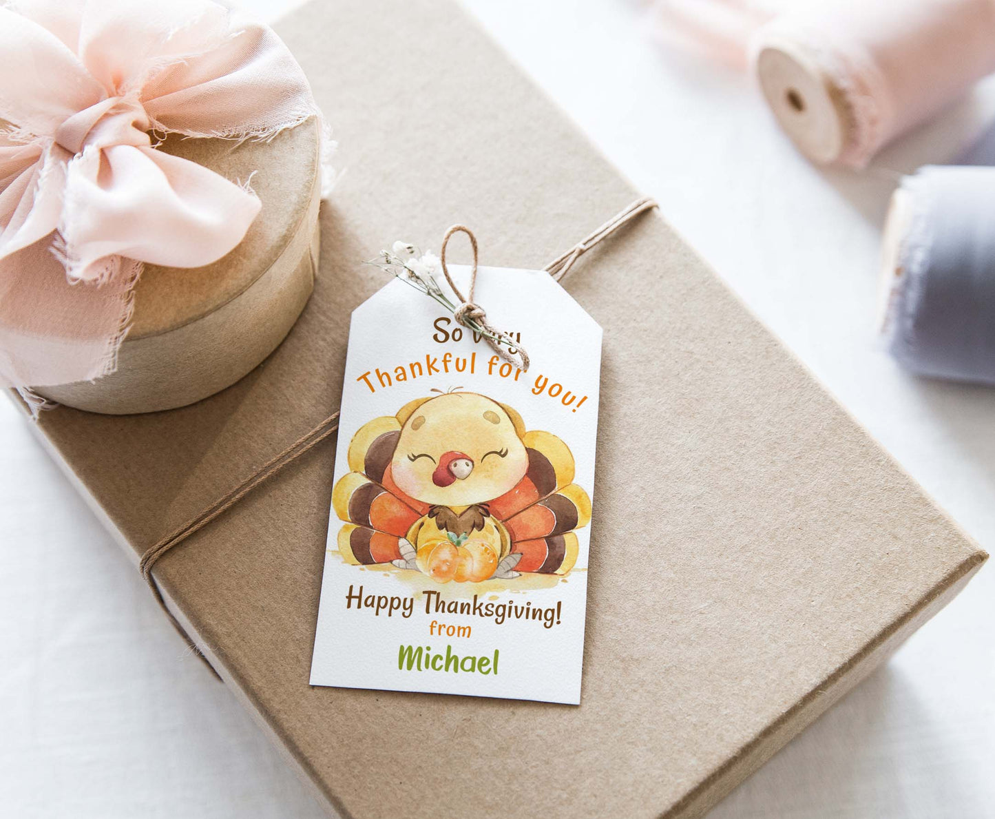 So very Thankful for you Tag | Thanksgiving Thank you Tags - 118