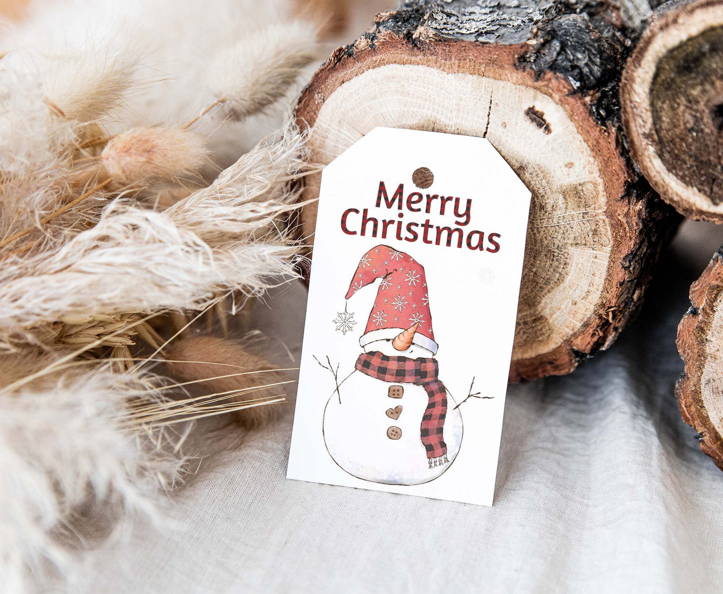 Snowman Tags | Merry Christmas Favor Tags - 112