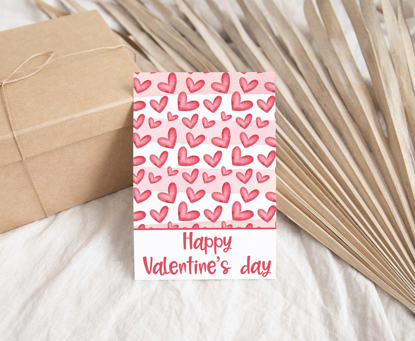 Happy Valentine's Day Cookie Card | Valentines Printable Cards - 119