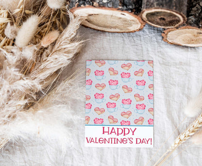 Happy Valentine's Day Cookie Card | Valentines Printable Cards - 119