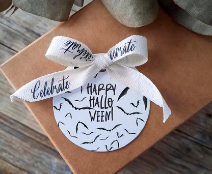 Happy Halloween Tags 2"x2" | Halloween Favors Tags - 115