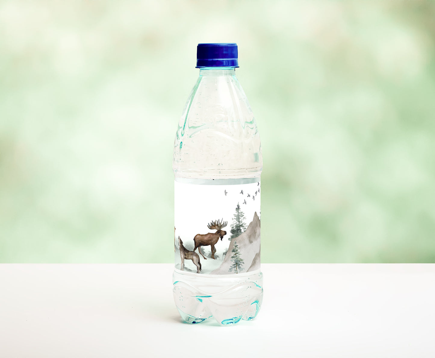 Editable Woodland Animals Water Bottle Labels | Forest Birthday Decorations - 47H